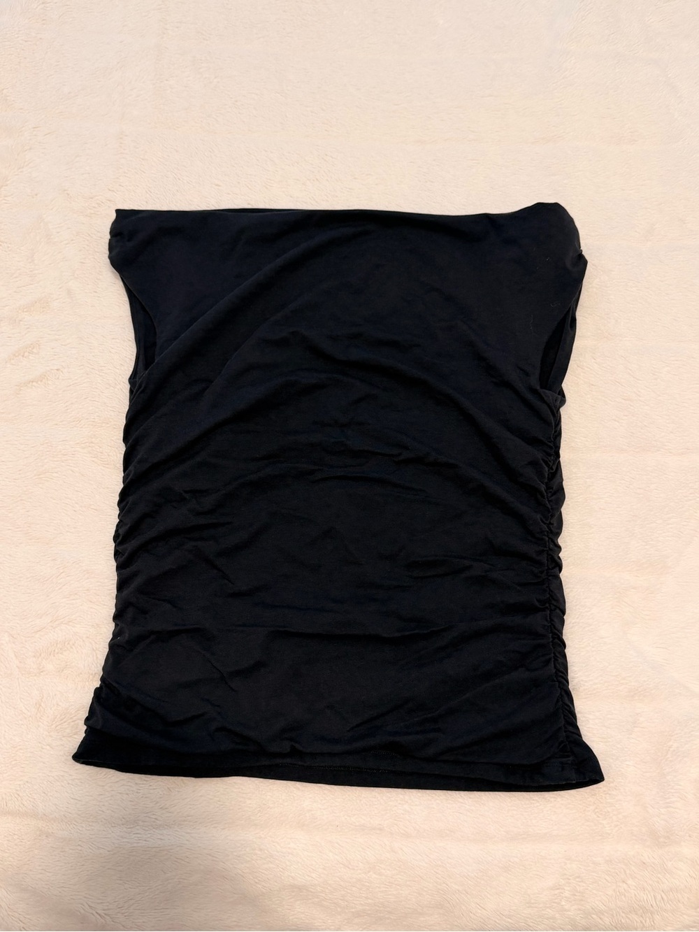 Abercrombie & Fitch black modal off shoulder top